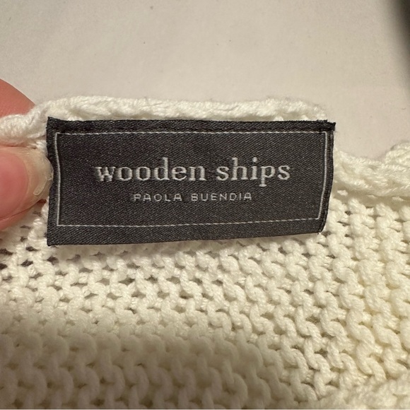 Wooden Ships white knit dolman sleeve top - Picture 2 of 5